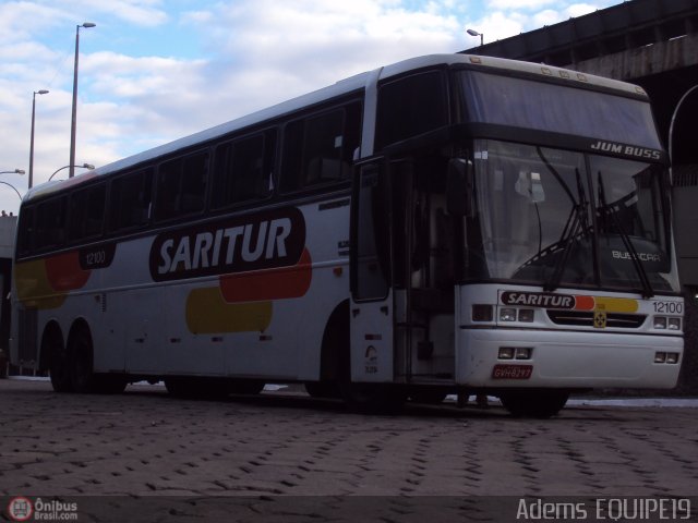 Saritur - Santa Rita Transporte Urbano e Rodoviário 12100 na cidade de Belo Horizonte, Minas Gerais, Brasil, por Adems  Equipe 19. ID da foto: 438120.