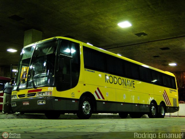 Viação Itapemirim 6833 na cidade de Belo Horizonte, Minas Gerais, Brasil, por Rodrigo Emanuel. ID da foto: 448764.