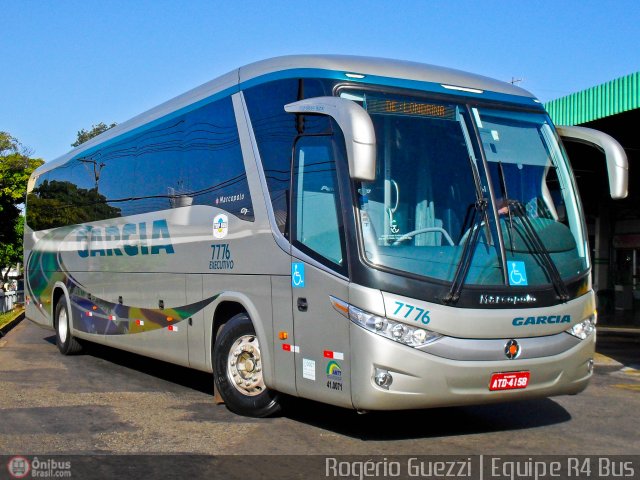 Viação Garcia 7776 na cidade de Presidente Prudente, São Paulo, Brasil, por Rogério Guezzi. Número da foto: #450726.