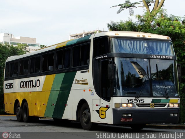 Empresa Gontijo de Transportes 15315 na cidade de São Paulo, São Paulo, Brasil, por Sérgio Augusto Braga Canuto. ID da foto: 450601.