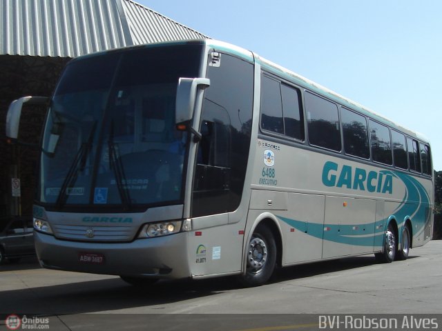 Viação Garcia 6488 na cidade de Maringá, Paraná, Brasil, por Robson Alves. ID da foto: 451042.