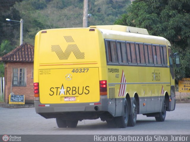 Viação Itapemirim 40327 na cidade de Paraíba do Sul, Rio de Janeiro, Brasil, por Ricardo Barboza da Silva Júnior. Número da foto: #451257.
