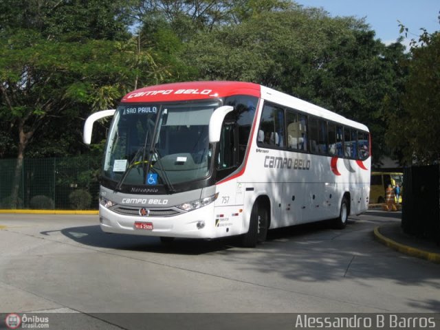 Viação Campo Belo - VCB Transportes 757 na cidade de São Paulo, São Paulo, Brasil, por Sidcley Lourenço. Número da foto: #452079.