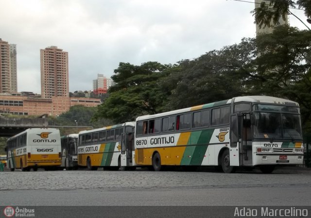 Empresa Gontijo de Transportes 8870 na cidade de Belo Horizonte, Minas Gerais, Brasil, por Adão Raimundo Marcelino. ID da foto: 452078.