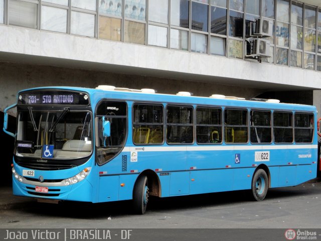 Taguatur - Taguatinga Transporte e Turismo 05622 na cidade de Brasília, Distrito Federal, Brasil, por João Victor. ID da foto: 452463.