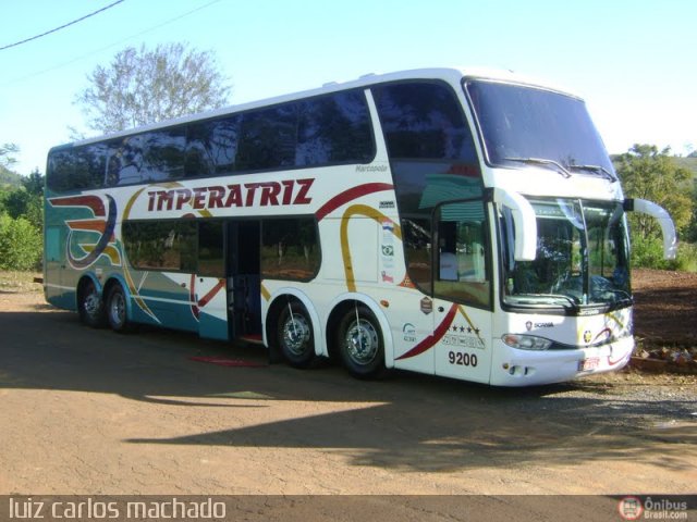 Imperatriz Turismo 9200 na cidade de Santo Amaro da Imperatriz, Santa Catarina, Brasil, por Luiz Carlos Machado. Número da foto: #454292.
