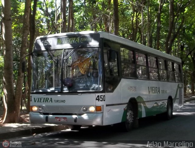 Trans Vieira Turístico 450 na cidade de Belo Horizonte, Minas Gerais, Brasil, por Adão Raimundo Marcelino. ID da foto: 454296.