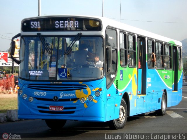 Viação Serrana 16290 na cidade de Serra, Espírito Santo, Brasil, por Lucas  Ribeiro. Número da foto: #454870.
