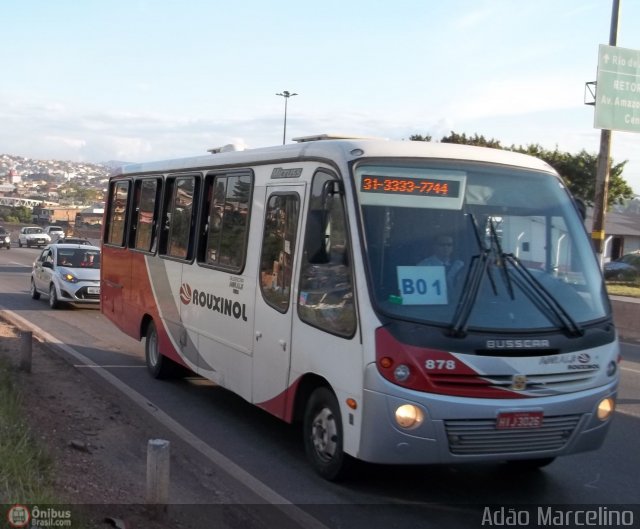 Rouxinol 878 na cidade de Belo Horizonte, Minas Gerais, Brasil, por Adão Raimundo Marcelino. Número da foto: #455432.