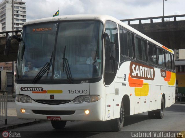 Saritur - Santa Rita Transporte Urbano e Rodoviário 15000 na cidade de Belo Horizonte, Minas Gerais, Brasil, por Gabriel Valladares. ID da foto: 455029.