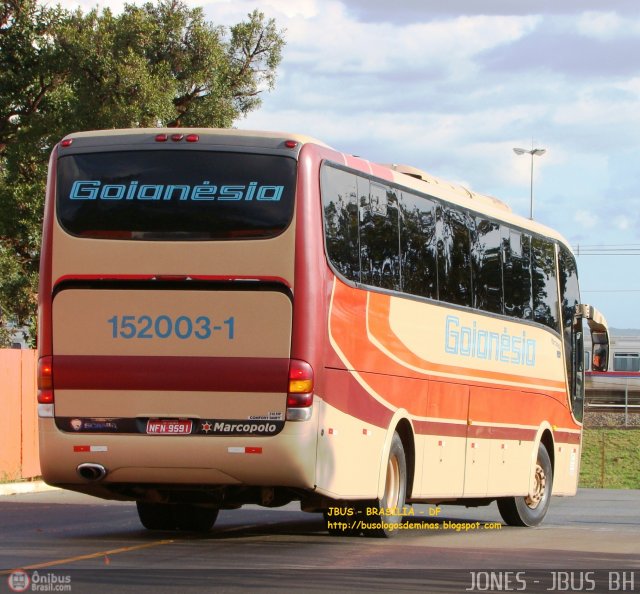 Auto Viação Goianésia 152003-1 na cidade de Brasília, Distrito Federal, Brasil, por Jones Bh. Número da foto: #455332.