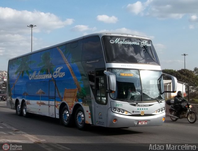 Malacarne-Tur Transporte e Turismo 2011 na cidade de Belo Horizonte, Minas Gerais, Brasil, por Adão Raimundo Marcelino. Número da foto: #455467.