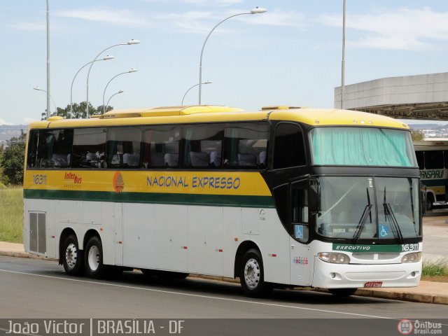 Nacional Expresso 16311 na cidade de Brasília, Distrito Federal, Brasil, por João Victor. ID da foto: 457574.