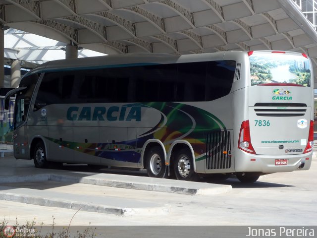 Viação Garcia 7836 na cidade de Guarulhos, São Paulo, Brasil, por Jonas Pereira. Número da foto: #456919.