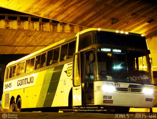 Empresa Gontijo de Transportes 5845 na cidade de Belo Horizonte, Minas Gerais, Brasil, por Jones Bh. Número da foto: #458177.