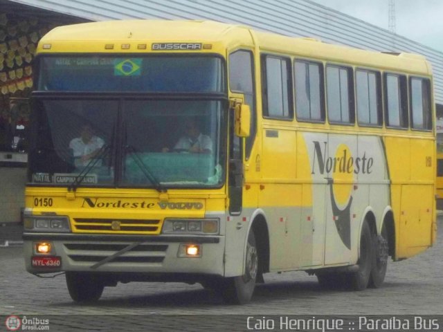 Viação Nordeste 0150 na cidade de Campina Grande, Paraíba, Brasil, por Caio Henrique. Número da foto: #458686.
