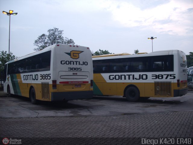 Empresa Gontijo de Transportes 3885 na cidade de São Paulo, São Paulo, Brasil, por Diego K420 . Número da foto: #439267.