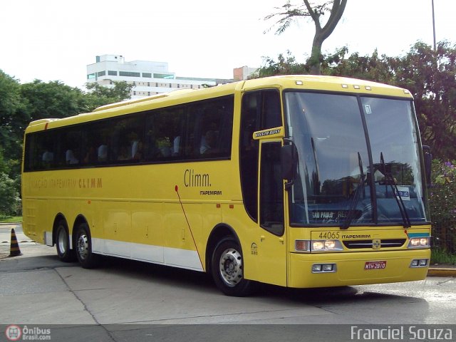 Viação Itapemirim 44065 na cidade de São Paulo, São Paulo, Brasil, por Franciel Souza. ID da foto: 438855.