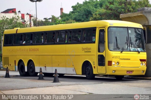 Viação Itapemirim 41015 na cidade de São Paulo, São Paulo, Brasil, por Francisco Ivano. ID da foto: 460349.