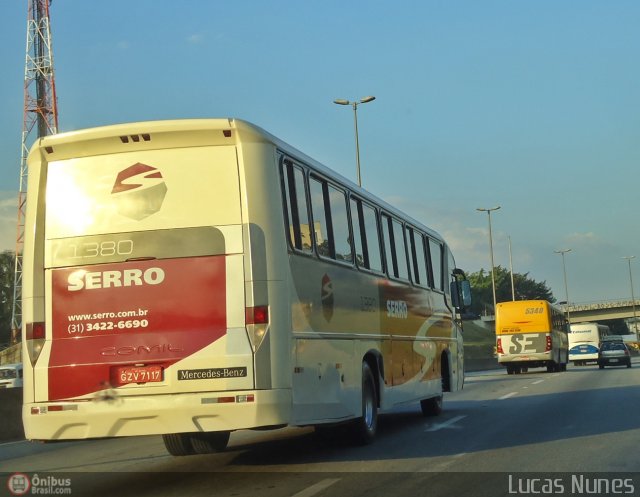 Viação Serro 1380 na cidade de Contagem, Minas Gerais, Brasil, por Lucas Nunes. ID da foto: 459511.