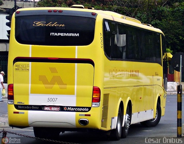 Viação Itapemirim 5007 na cidade de Belo Horizonte, Minas Gerais, Brasil, por César Ônibus. Número da foto: #460176.