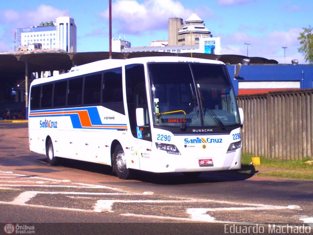 VUSC - Viação União Santa Cruz 2290 na cidade de Porto Alegre, Rio Grande do Sul, Brasil, por Eduardo Machado. ID da foto: 461554.