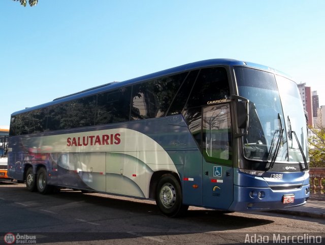 Viação Salutaris e Turismo 13881 na cidade de Belo Horizonte, Minas Gerais, Brasil, por Adão Raimundo Marcelino. ID da foto: 463927.