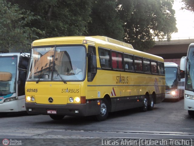 Viação Itapemirim 40145 na cidade de Rio de Janeiro, Rio de Janeiro, Brasil, por Lucas Alvim. ID da foto: 465330.