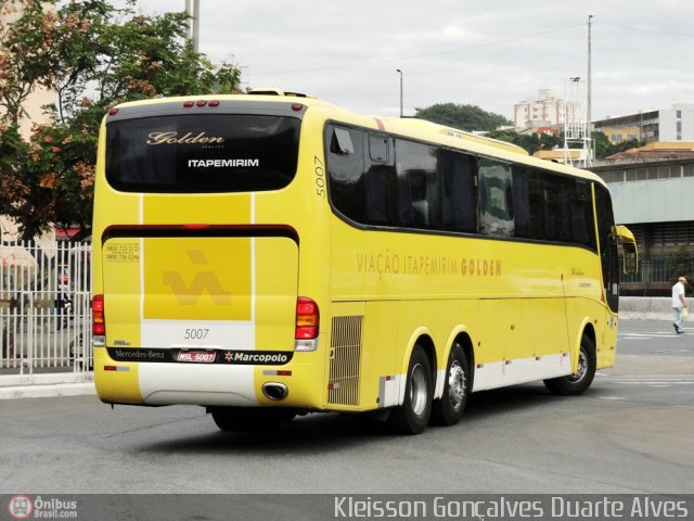 Viação Itapemirim 5007 na cidade de Belo Horizonte, Minas Gerais, Brasil, por Kleisson  Gonçalves. ID da foto: 466483.