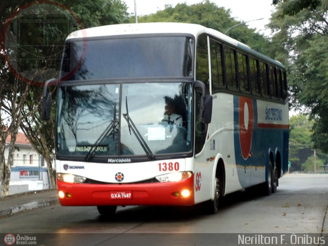 Viação São Cristóvão 1380 na cidade de São Paulo, São Paulo, Brasil, por Nerilton F.  ônibus. Número da foto: #467524.
