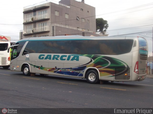 Viação Garcia 7556 na cidade de Ponta Grossa, Paraná, Brasil, por Emanuel Prique. Número da foto: #468971.