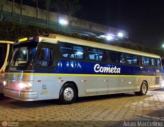 Viação Cometa 1343 na cidade de Belo Horizonte, Minas Gerais, Brasil, por Adão Raimundo Marcelino. Número da foto: #469156.
