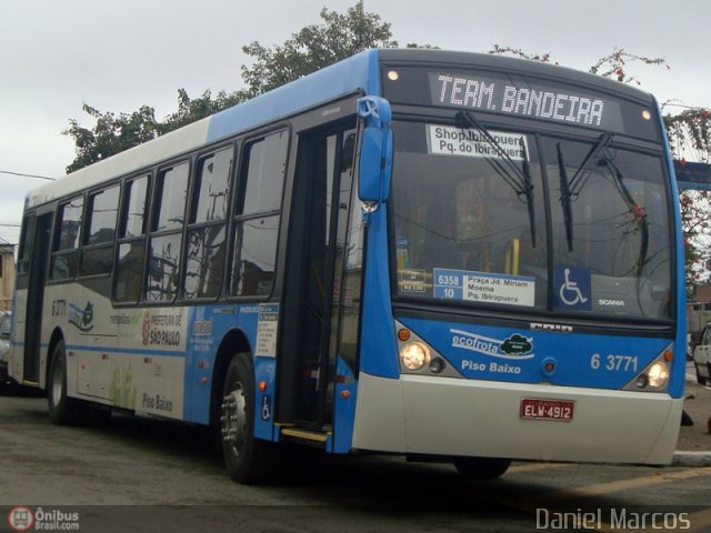 Viação Paratodos > São Jorge > Metropolitana São Paulo > Mobibrasil 6 3771 na cidade de São Paulo, São Paulo, Brasil, por Daniel Marcos Alves . Número da foto: #470308.