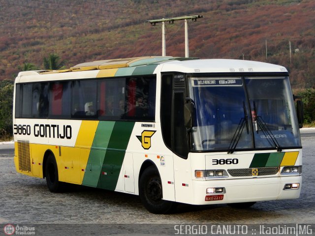 Empresa Gontijo de Transportes 3860 na cidade de Itaobim, Minas Gerais, Brasil, por Sérgio Augusto Braga Canuto. ID da foto: 469687.