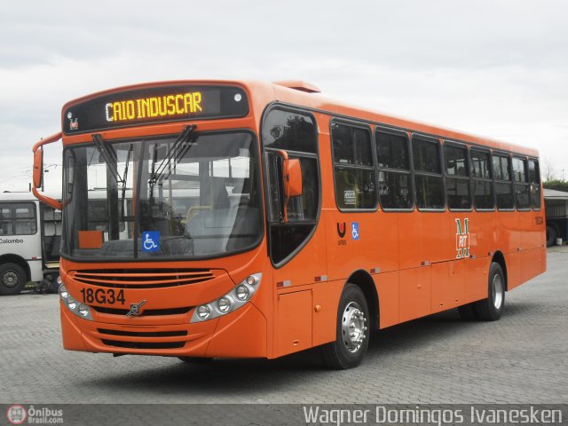 Auto Viação Santo Antônio 18G34 na cidade de Colombo, Paraná, Brasil, por Wagner Domingos Ivanesken. ID da foto: 471248.