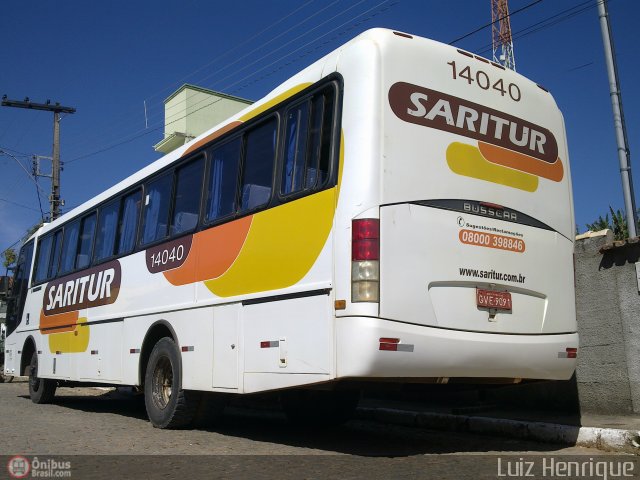 Saritur - Santa Rita Transporte Urbano e Rodoviário 14040 na cidade de Piedade dos Gerais, Minas Gerais, Brasil, por Luiz Henrique Campos. Número da foto: #470737.