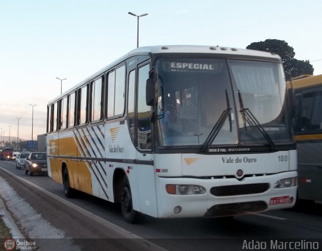 Vale do Ouro Transporte Coletivo 180 na cidade de Belo Horizonte, Minas Gerais, Brasil, por Adão Raimundo Marcelino. ID da foto: 471715.