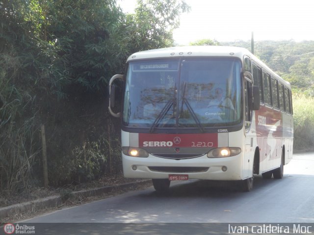 Viação Serro 1210 na cidade de Jaboticatubas, Minas Gerais, Brasil, por Ivan Caldeira Moc. Número da foto: #439639.