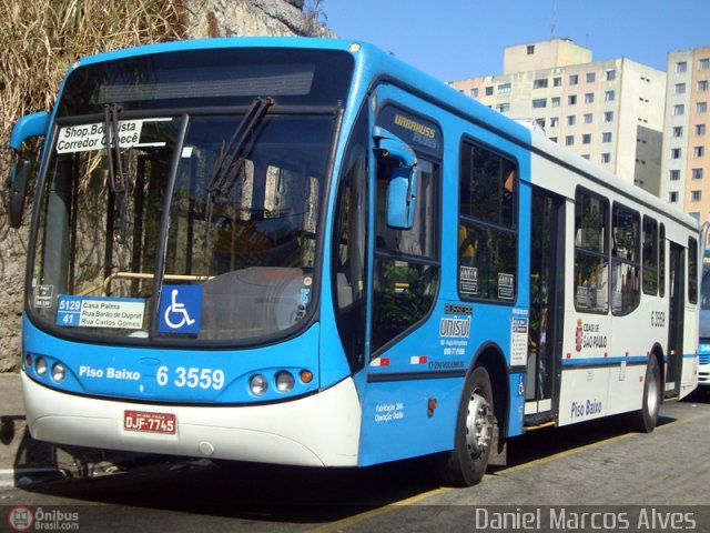 Viação Paratodos > São Jorge > Metropolitana São Paulo > Mobibrasil 6 3559 na cidade de São Paulo, São Paulo, Brasil, por Daniel Marcos Alves . Número da foto: #441737.