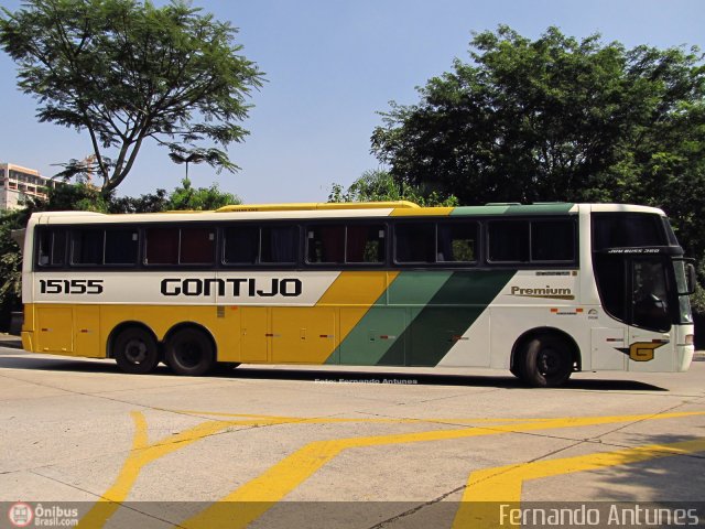 Empresa Gontijo de Transportes 15155 na cidade de São Paulo, São Paulo, Brasil, por Fernando Antunes. ID da foto: 440692.