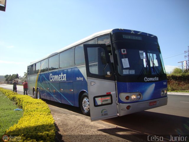 Viação Cometa 7683 na cidade de Barra Bonita, São Paulo, Brasil, por Celso  Junior. ID da foto: 443166.