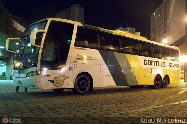 Empresa Gontijo de Transportes 12760 na cidade de Belo Horizonte, Minas Gerais, Brasil, por Adão Raimundo Marcelino. Número da foto: #443356.