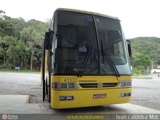 Viação Itapemirim 45333 na cidade de Manhuaçu, Minas Gerais, Brasil, por Ivan Caldeira Moc. Número da foto: #444213.