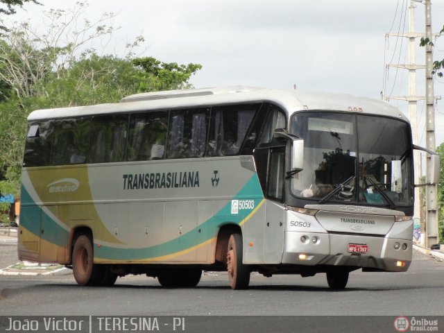 Transbrasiliana Transportes e Turismo 50503 na cidade de Teresina, Piauí, Brasil, por João Victor. Número da foto: #444155.