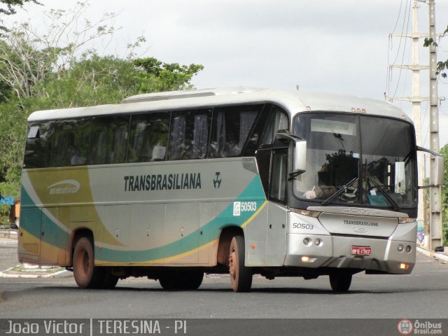 Transbrasiliana Transportes e Turismo 50503 na cidade de Teresina, Piauí, Brasil, por João Victor. ID da foto: 444155.