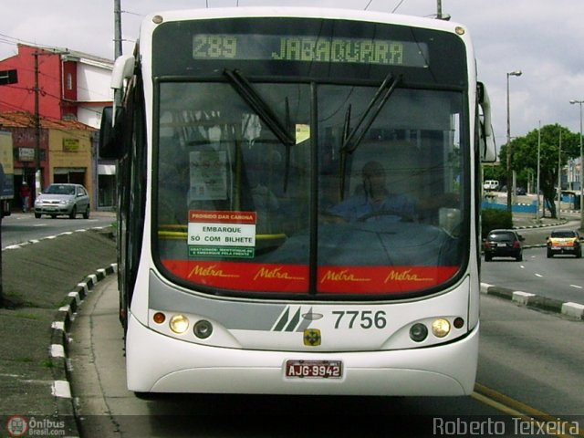 Metra - Sistema Metropolitano de Transporte 7756 na cidade de São Paulo, São Paulo, Brasil, por Roberto Teixeira. ID da foto: 445496.