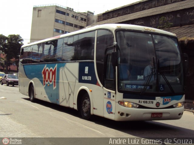 Auto Viação 1001 RJ 108.578 na cidade de Rio de Janeiro, Rio de Janeiro, Brasil, por André Luiz Gomes de Souza. ID da foto: 446619.