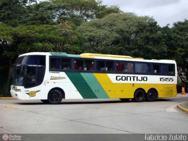 Empresa Gontijo de Transportes 15155 na cidade de São Paulo, São Paulo, Brasil, por Fabricio do Nascimento Zulato. ID da foto: 446711.