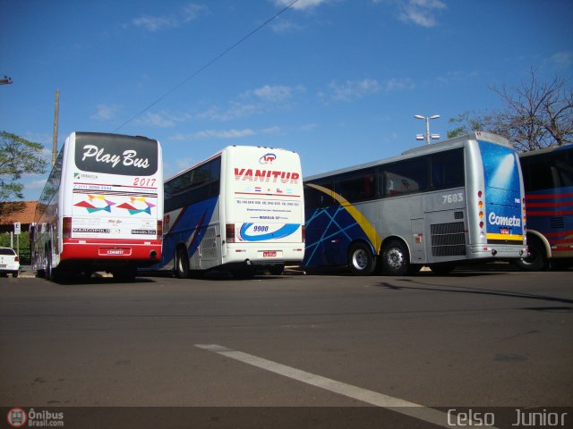 Viação Cometa 7683 na cidade de Barra Bonita, São Paulo, Brasil, por Celso  Junior. ID da foto: 447765.