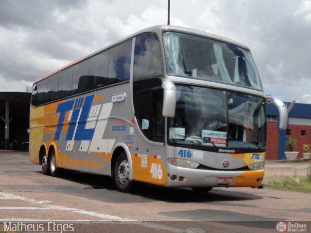 TIL Transportes Coletivos 416 na cidade de Porto Alegre, Rio Grande do Sul, Brasil, por Matheus Etges. Número da foto: #447193.